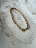 18K Gold Rope Chain Bracelet (3.7g)