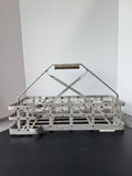 Aluminum Vintage Milk or Soda Bottle Carrier