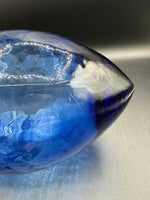 Large Blue Pointed Vase