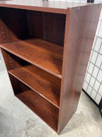 Dark Particle Board Bookcase