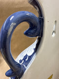 Blue And White Vase Style Wall Pocket - Maitland - Smith LTD