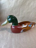 Hand Painted Mallard Duck With Hollow Back