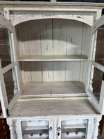 Rustic/Shabby Chic Hutch with Wine Storage***HEAVY ITEM***