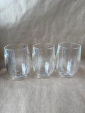 Stemless Wine Glasses - Set Of 3 - Plastic Material