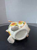 Colorful Ceramic Gluggle Jug Sunflower Fish Pitcher