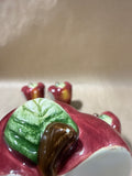 Ceramic Apple Napkin Rings - Set Of 4 (BB)