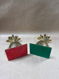 Brass Pineapple Bookends