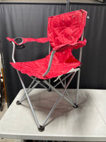 Ozark Trail Red Folding Camp Chair w/Carry Bag