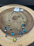 "Crystal Collection" Three Strand Necklace