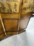 Heavyweight Wooden Four Panel/Two Sided Screen