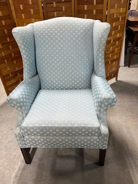 B-Ethan Allen Wing Back Chair