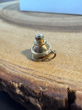 12K Gold Fill Oval Pin with Bail for Charm