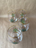 Spode Stemless Wine Glass Set - 4 Glasses - Appears Unused