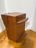 Wooden Cradle Magazine Holder