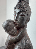Signed Leonardo Art Works Mother & Child Sculpture
