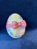 Ceramic Quilted Easter Egg Trinket Box