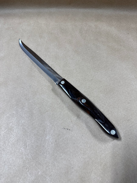 (A) Cutco Brown Petite Carver Serrated Knife 1729