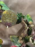 Vine Beaded Fruit Wreath