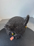 Large Black Glittery Halloween Owl (2 AVAILABLE—PRICED INDIVIDUALLY AT $15 EACH)