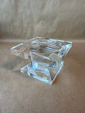Crystal Oleg Cassini Candle Votive With Box (A)