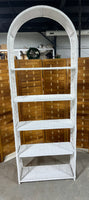 White Wicker Shelf