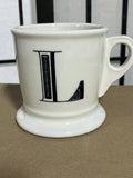 Letter L Anthropologie Monogram  Coffee Mug
