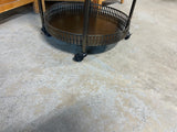 Ashley Furniture 2 Tier Round Cart on Casters