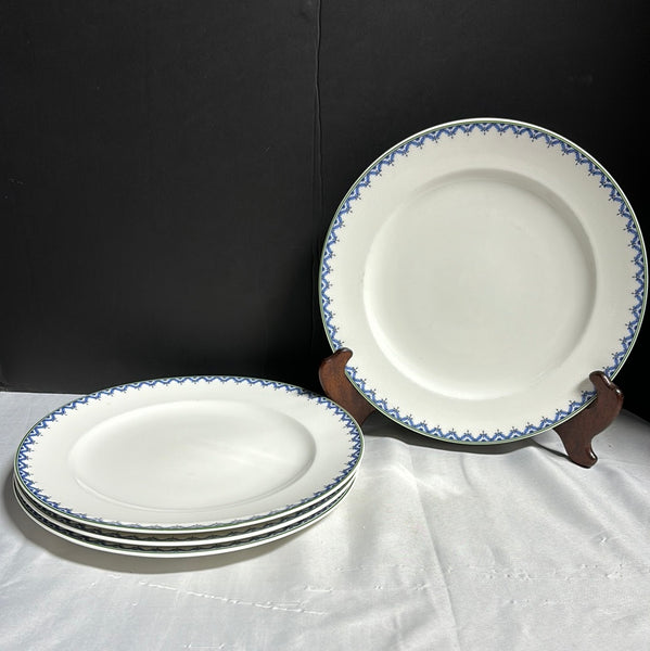 4pc Set Of Villeroy & Boch Casa Look Dinner Plates