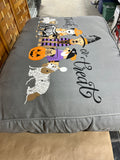 G- Halloween Themed Dog Bed, by Skull & Bones