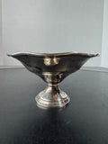 Unbranded Sterling Silver Wavy Weighted Compote