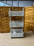Three Tier Wicker Stand