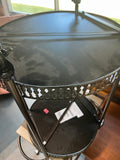 Ashley Furniture 2 Tier Round Cart on Casters