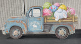 Cotton Tail Farms Distressed Pickup Truck Easter Cut Out Standing Decor