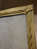 Brass Vintage Easel Back Picture Frame