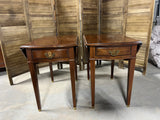 Knob Creek Drop Side End Tables with Drawer (2)