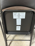 Brown Folding Card Table with 4 Folding Chairs by Meco/Sudden Comfort Corp