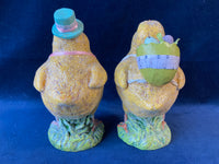 Pair of Easter Musical Chicks