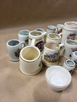 (C) 20 Piece Stein Glass Lot