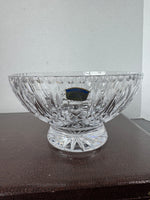 Polonia Poland Lead Crystal Pedestal Bowl