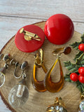 5-Piece Lot of Assorted Clip On & Screw Back Earrings (B)