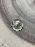 Athenian Owl Pin (800 Silver/Gold Tone)