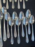 64-Piece Stieff Sterling Silver Monogrammed Flatware