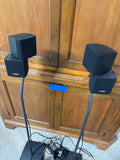 Bose Speakers (5) + Two Stands & Mounting Brackets