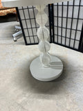 ***AS IS***White Round Side Table by Coast to Coast Imports LLC