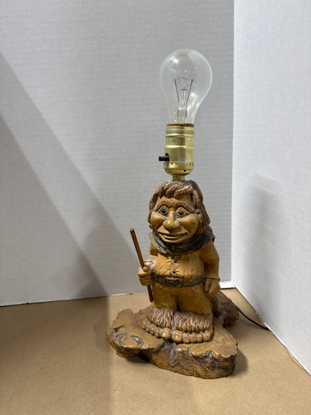 Resin Troll Lamp WORKS