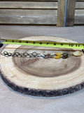 Polished Stone/Silver Tone Necklace