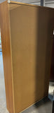 Teak Veneer Bookcase, cardboard backing