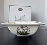 Fuchsia Portmeirion Garden Botanic Square Salad Serving Bowl in Box