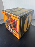 4-Piece Maude Risher Ciardi Folk Style Wooden Block Nesting Box Set
