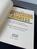 The Gettysburg Address Vintage Hardcover Book Inscribed and Illustrated by Sam Fink